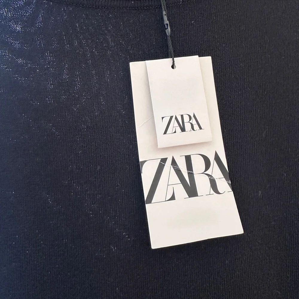 Zara Sash Knit MIDI Dress - NWT Small 🖤 - Picture 7 of 9